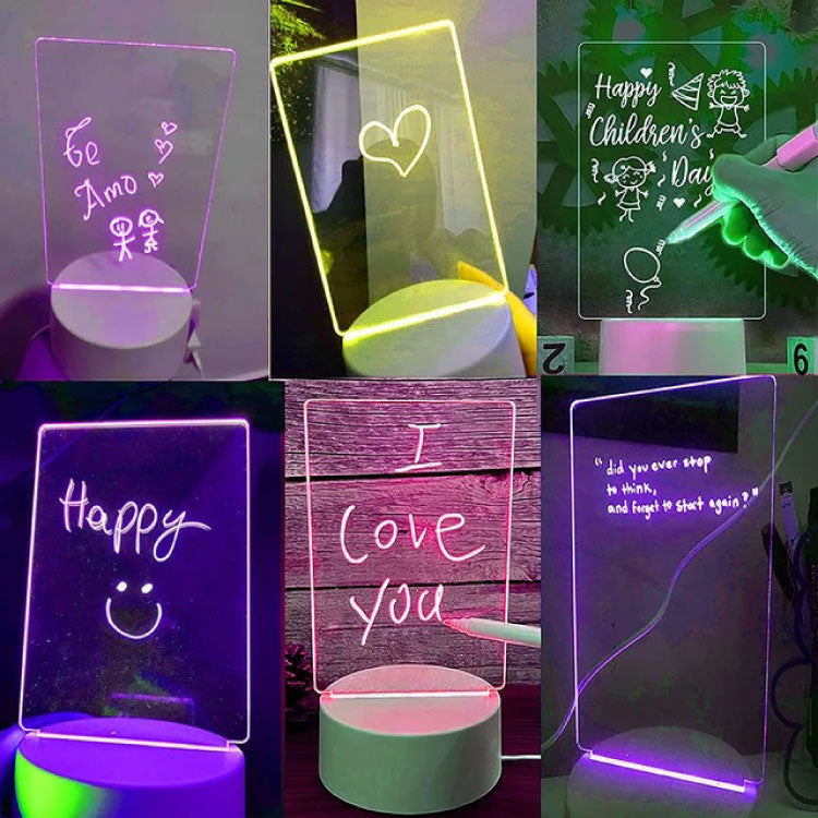 Tabela de notas LED: Organize as suas ideias com estilo!