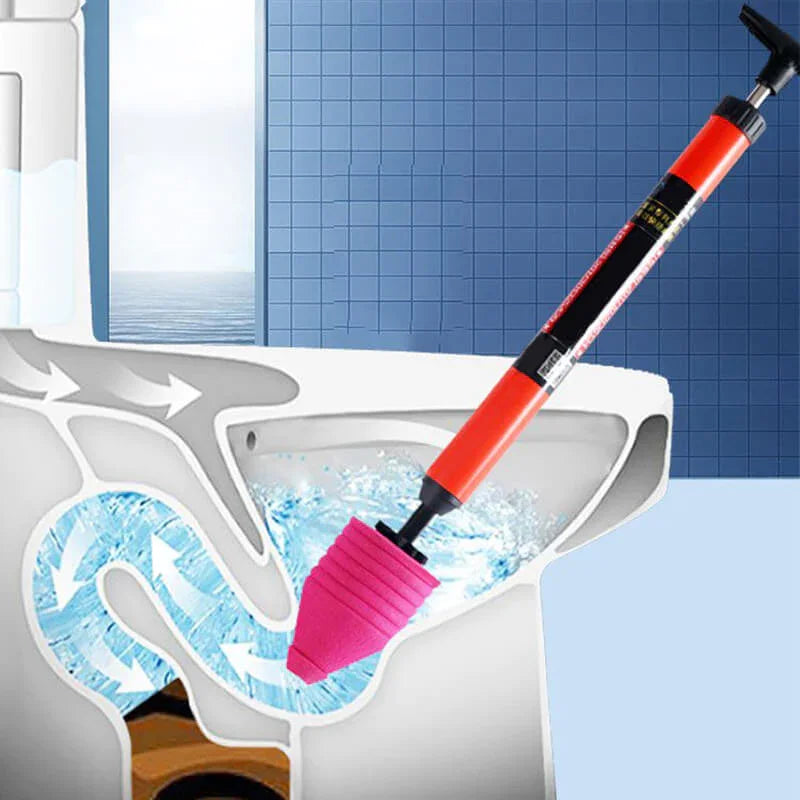Quick and powerful toilet unclogging