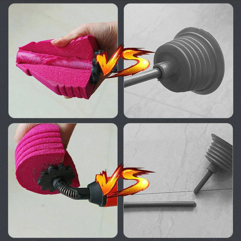 Quick and powerful toilet unclogging
