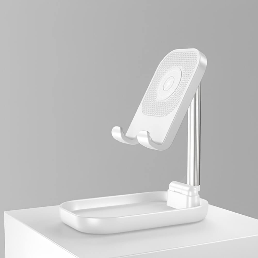 ワイヤレス充電器付き折りたたみ式電話スタンド
