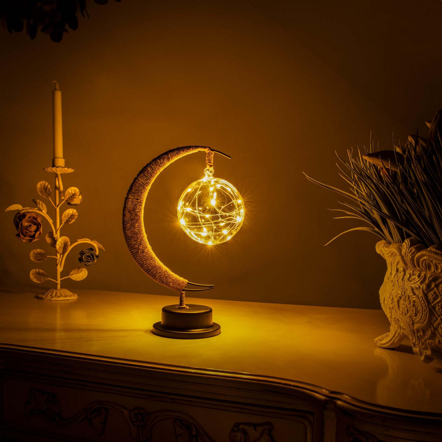 Beruhigende Mondlampe für eine märchenhafte Atmosphäre